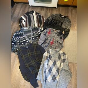 Bundle of 6 vintage sweaters